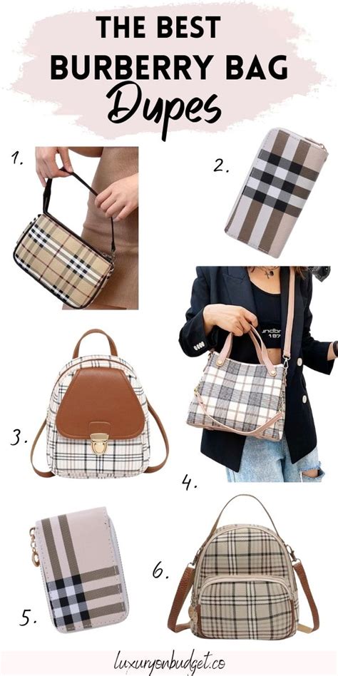 burberry dupe bags|knock off burberry wallet.